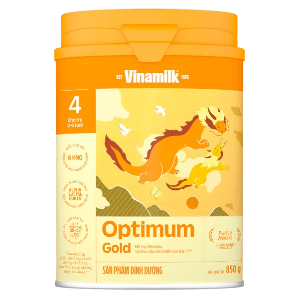 Sữa Vinamilk Optimum Gold Việt Nam số 4 - 4 850g ( trên 2 tuổi )
