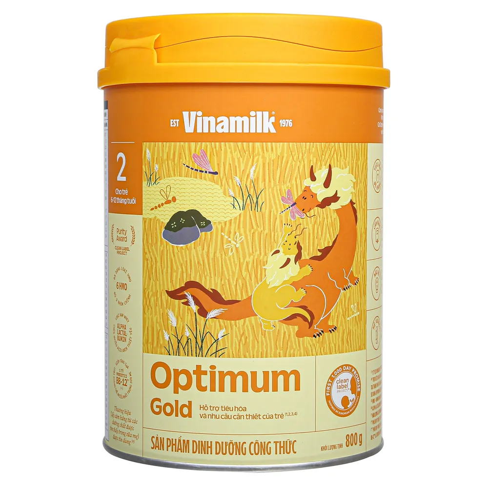 Sữa Vinamilk Optimum Gold Việt Nam số 2 - 2 800g ( 6 - 12 tháng )