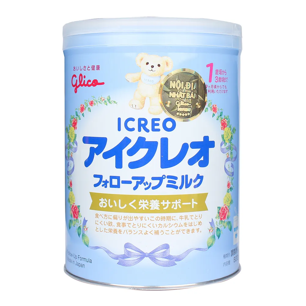 Sữa Glico Icreo nội địa Nhật Nhật bản số 1 - 1 820g ( 1- 3 tuổi )