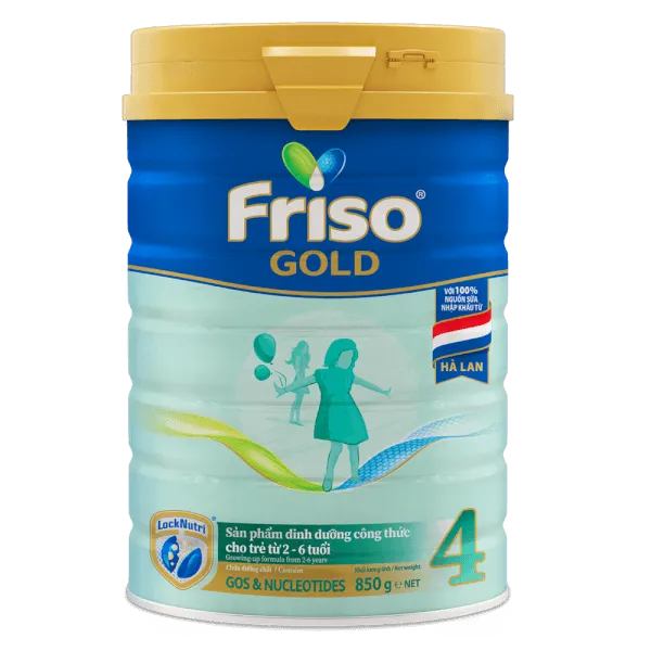 Sữa Frisolac Gold Việt Nam số 4 - 4 850g ( 2 - 6 tuổi )