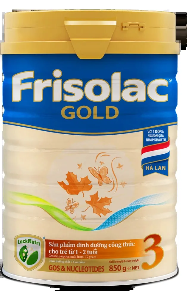 Sữa Frisolac Gold Việt Nam số 3 - 3 850g ( 1 - 2 tuổi )